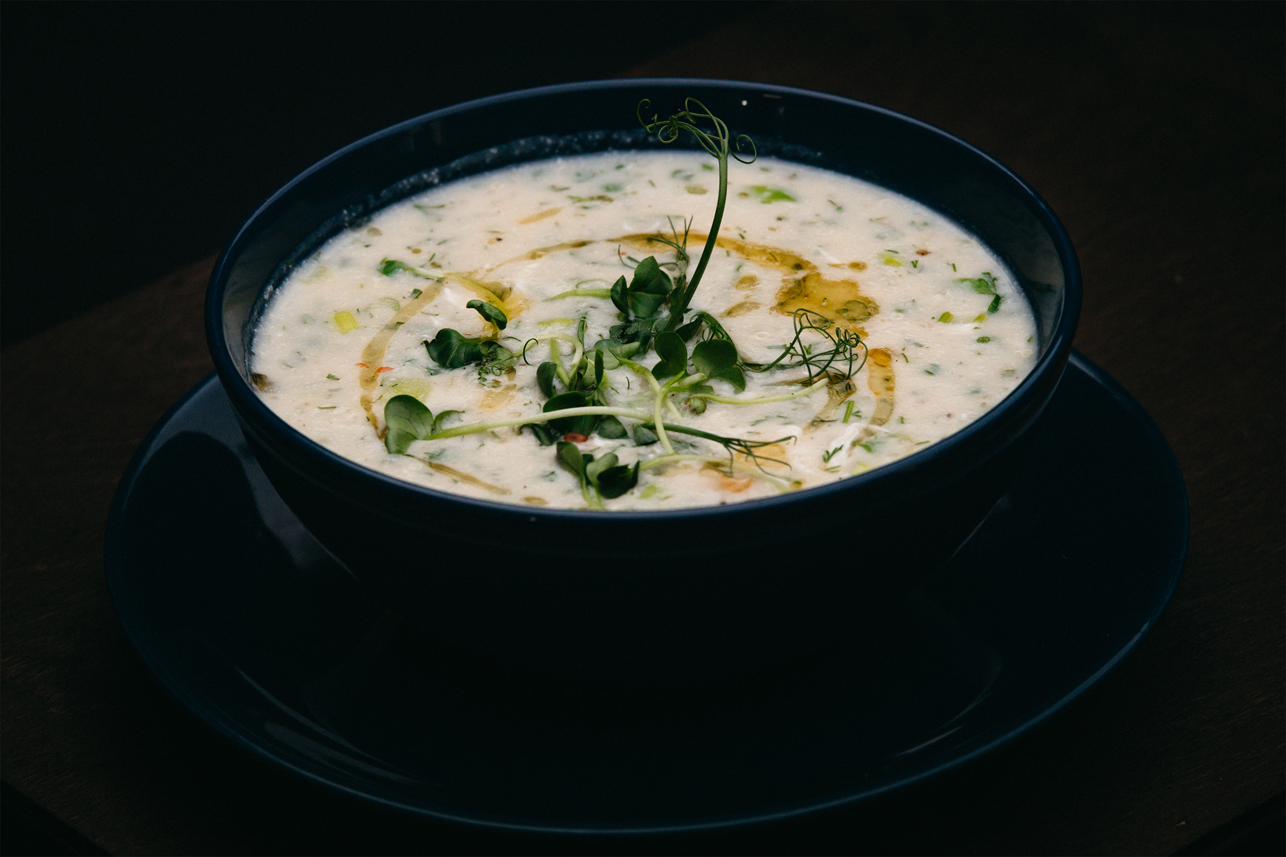Chikhirtma with salmon - Brīvais Vilnis